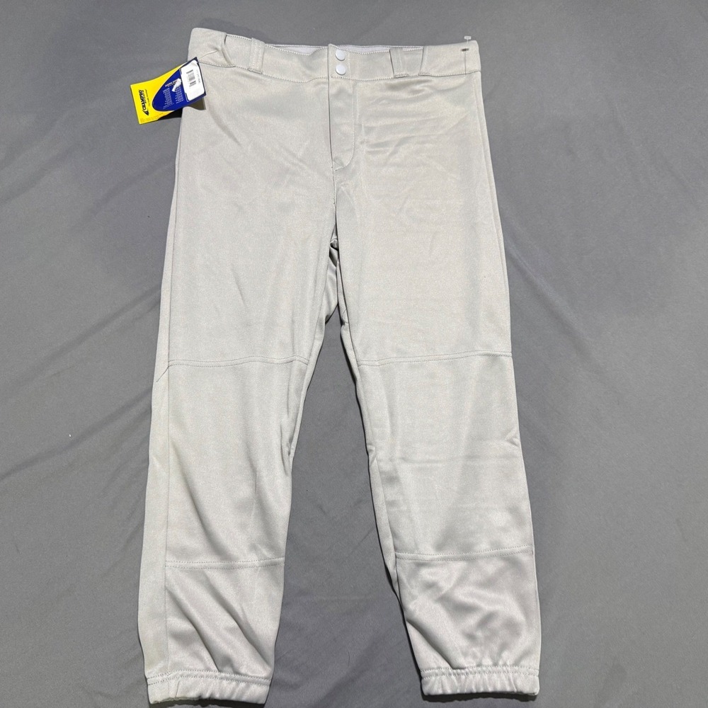 Champro Baseball Pants Youth XL Grey Elastic Bottom‎ Athletic Uniform